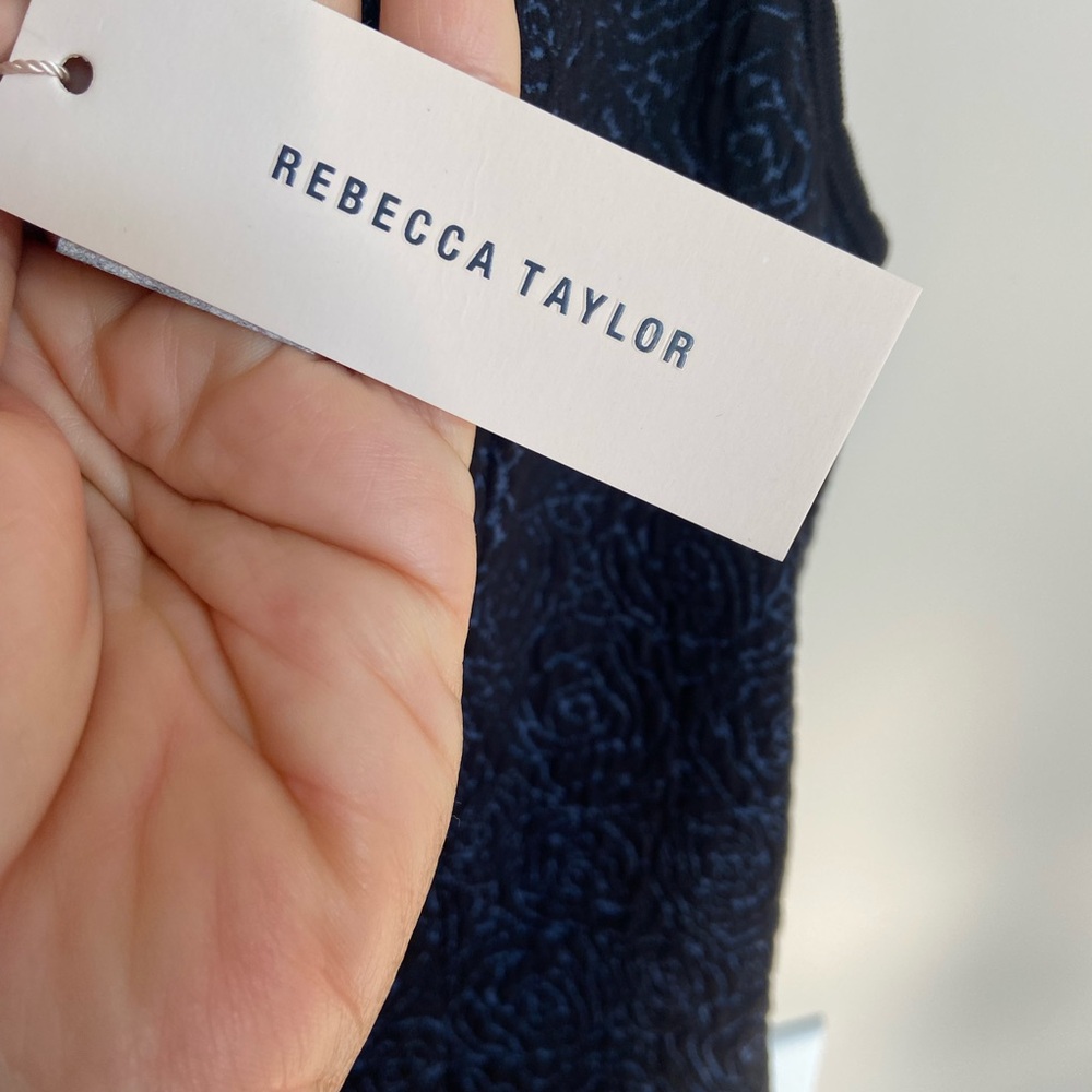 NWT Rebecca Taylor Dress, V Neckline - Picture 2 of 11